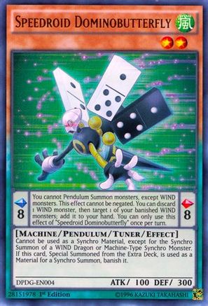 Speedroid Dominobutterfly (DPDG-EN004) - Duelist Pack: Dimensional Guardians 1st Edition Duelist Pack: Dimensional Guardians Yugioh Single  Squirtle Squad Card Shop.