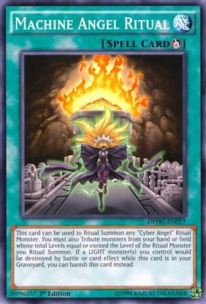 Machine Angel Ritual (DPDG-EN017) - Duelist Pack: Dimensional Guardians 1st Edition Duelist Pack: Dimensional Guardians Yugioh Single  Squirtle Squad Card Shop.