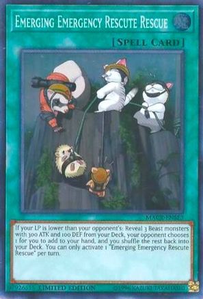 Emerging Emergency Rescute Rescue (MACR-ENSE3) - Maximum Crisis Limited Maximum Crisis Yugioh Single  Squirtle Squad Card Shop.