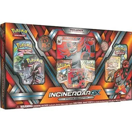 Incineroar GX Premium Collection SM - Guardians Rising Pokemon Sealed  Squirtle Squad Card Shop.
