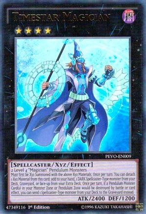 Timestar Magician (PEVO-EN009) - Pendulum Evolution 1st Edition Pendulum Evolution Yugioh Single  Squirtle Squad Card Shop.