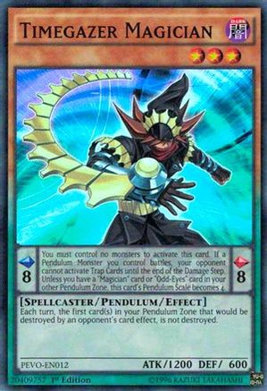 Timegazer Magician (PEVO-EN012) - Pendulum Evolution 1st Edition Pendulum Evolution Yugioh Single  Squirtle Squad Card Shop.