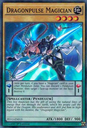Dragonpulse Magician (PEVO-EN013) - Pendulum Evolution 1st Edition Pendulum Evolution Yugioh Single  Squirtle Squad Card Shop.