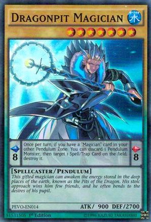 Dragonpit Magician (PEVO-EN014) - Pendulum Evolution 1st Edition Pendulum Evolution Yugioh Single  Squirtle Squad Card Shop.