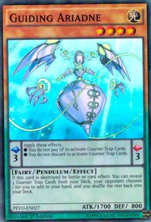 Guiding Ariadne (PEVO-EN027) - Pendulum Evolution 1st Edition Pendulum Evolution Yugioh Single  Squirtle Squad Card Shop.