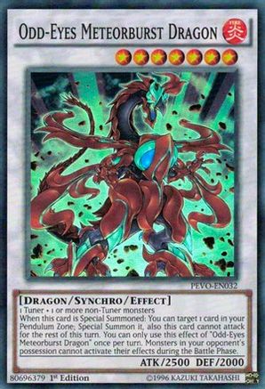 Odd-Eyes Meteorburst Dragon (PEVO-EN032) - Pendulum Evolution 1st Edition Pendulum Evolution Yugioh Single  Squirtle Squad Card Shop.