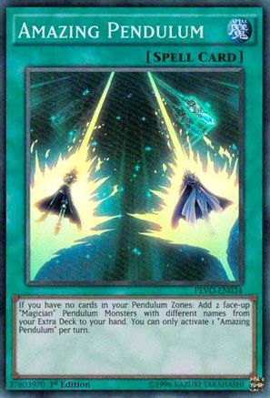 Amazing Pendulum (PEVO-EN034) - Pendulum Evolution 1st Edition Pendulum Evolution Yugioh Single  Squirtle Squad Card Shop.