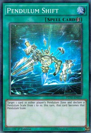 Pendulum Shift (PEVO-EN037) - Pendulum Evolution 1st Edition Pendulum Evolution Yugioh Single  Squirtle Squad Card Shop.