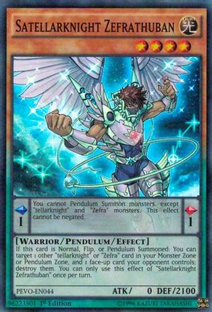 Satellarknight Zefrathuban (PEVO-EN044) - Pendulum Evolution 1st Edition Pendulum Evolution Yugioh Single  Squirtle Squad Card Shop.