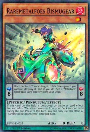 Raremetalfoes Bismugear (PEVO-EN052) - Pendulum Evolution 1st Edition Pendulum Evolution Yugioh Single  Squirtle Squad Card Shop.
