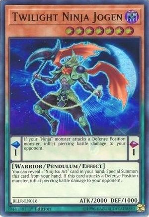 Twilight Ninja Jogen (BLLR-EN016) - Battles of Legend: Light's Revenge 1st Edition Battles of Legend: Light's Revenge Yugioh Single  Squirtle Squad Card Shop.