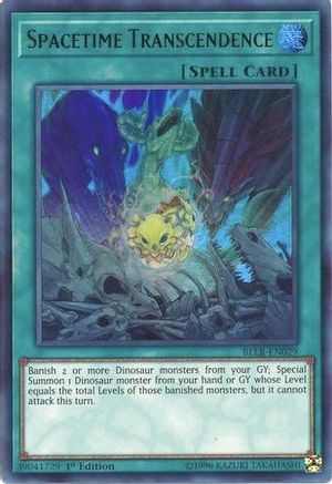Spacetime Transcendence (BLLR-EN029) - Battles of Legend: Light's Revenge 1st Edition Battles of Legend: Light's Revenge Yugioh Single  Squirtle Squad Card Shop.