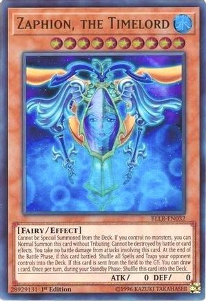 Zaphion, the Timelord (BLLR-EN032) - Battles of Legend: Light's Revenge 1st Edition Battles of Legend: Light's Revenge Yugioh Single  Squirtle Squad Card Shop.