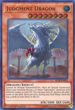 Judgment Dragon (BLLR-EN041) - Battles of Legend: Light's Revenge 1st Edition Battles of Legend: Light's Revenge Yugioh Single  Squirtle Squad Card Shop.
