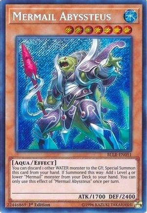 Mermail Abyssteus (BLLR-EN051) - Battles of Legend: Light's Revenge 1st Edition Battles of Legend: Light's Revenge Yugioh Single  Squirtle Squad Card Shop.