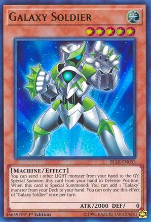Galaxy Soldier (BLLR-EN053) - Battles of Legend: Light's Revenge 1st Edition Battles of Legend: Light's Revenge Yugioh Single  Squirtle Squad Card Shop.