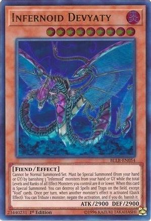 Infernoid Devyaty (BLLR-EN054) - Battles of Legend: Light's Revenge 1st Edition Battles of Legend: Light's Revenge Yugioh Single  Squirtle Squad Card Shop.