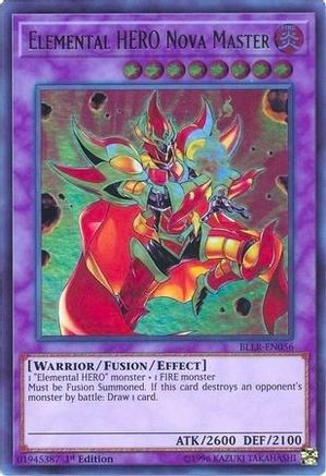 Elemental HERO Nova Master (BLLR-EN056) - Battles of Legend: Light's Revenge 1st Edition Battles of Legend: Light's Revenge Yugioh Single  Squirtle Squad Card Shop.