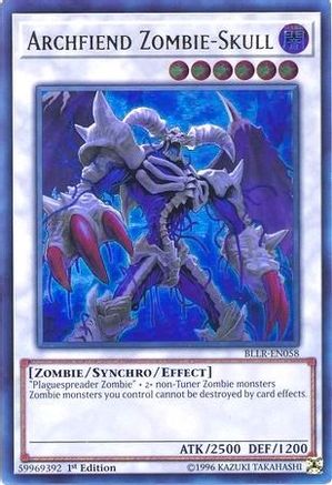 Archfiend Zombie-Skull (BLLR-EN058) - Battles of Legend: Light's Revenge 1st Edition Battles of Legend: Light's Revenge Yugioh Single  Squirtle Squad Card Shop.