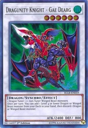Dragunity Knight - Gae Dearg (BLLR-EN059) - Battles of Legend: Light's Revenge 1st Edition Battles of Legend: Light's Revenge Yugioh Single  Squirtle Squad Card Shop.