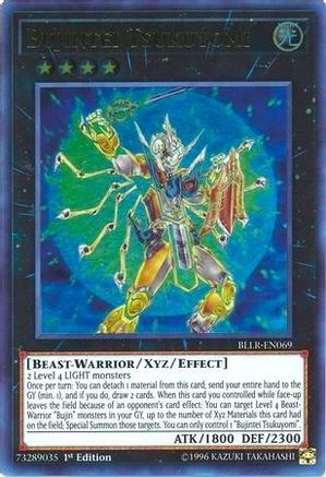 Bujintei Tsukuyomi (BLLR-EN069) - Battles of Legend: Light's Revenge 1st Edition Battles of Legend: Light's Revenge Yugioh Single  Squirtle Squad Card Shop.