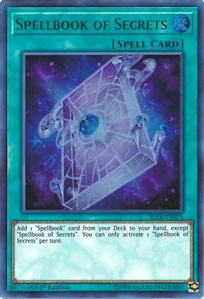 Spellbook of Secrets (BLLR-EN075) - Battles of Legend: Light's Revenge 1st Edition Battles of Legend: Light's Revenge Yugioh Single  Squirtle Squad Card Shop.