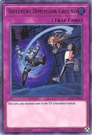 Different Dimension Ground (BLLR-EN079) - Battles of Legend: Light's Revenge 1st Edition Battles of Legend: Light's Revenge Yugioh Single  Squirtle Squad Card Shop.