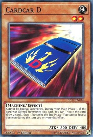 Cardcar D (YS17-EN016) - Starter Deck: Link Strike 1st Edition Starter Deck: Link Strike Yugioh Single  Squirtle Squad Card Shop.