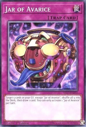 Jar of Avarice (YS17-EN032) - Starter Deck: Link Strike 1st Edition Starter Deck: Link Strike Yugioh Single  Squirtle Squad Card Shop.