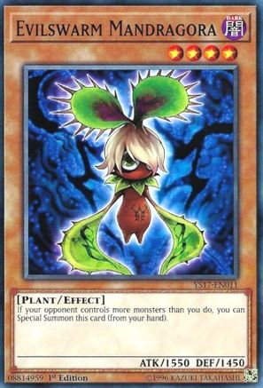 Evilswarm Mandragora (YS17-EN011) - Starter Deck: Link Strike 1st Edition Starter Deck: Link Strike Yugioh Single  Squirtle Squad Card Shop.