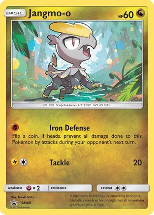 Jangmo SM40  - Holofoil SM Promos - Promo SM Promos Pokemon Single  Squirtle Squad Card Shop.