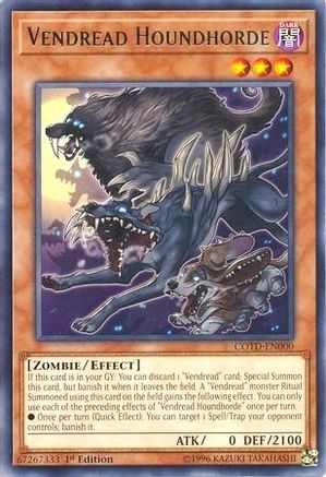 Vendread Houndhorde (COTD-EN000) - Code of the Duelist Unlimited Code of the Duelist Yugioh Single  Squirtle Squad Card Shop.