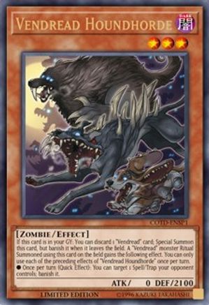 Vendread Houndhorde (COTD-ENSP1) (COTD-ENSP1) - Code of the Duelist Limited Code of the Duelist Yugioh Single  Squirtle Squad Card Shop.