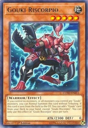 Gouki Riscorpio (COTD-EN011) - Code of the Duelist 1st Edition Code of the Duelist Yugioh Single  Squirtle Squad Card Shop.
