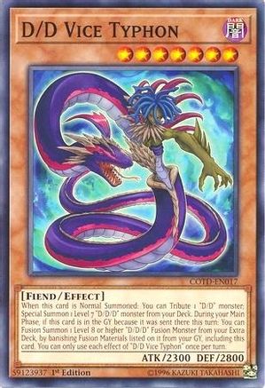 D/D Vice Typhon (COTD-EN017) - Code of the Duelist 1st Edition Code of the Duelist Yugioh Single  Squirtle Squad Card Shop.