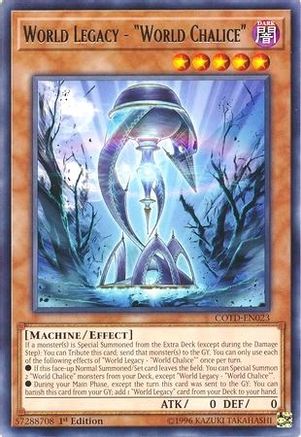 World Legacy - "World Chalice" (COTD-EN023) - Code of the Duelist 1st Edition Code of the Duelist Yugioh Single  Squirtle Squad Card Shop.
