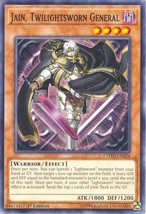 Jain, Twilightsworn General (COTD-EN024) - Code of the Duelist 1st Edition Code of the Duelist Yugioh Single  Squirtle Squad Card Shop.