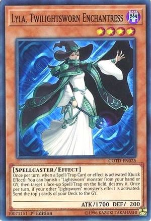 Lyla, Twilightsworn Enchantress (COTD-EN025) - Code of the Duelist 1st Edition Code of the Duelist Yugioh Single  Squirtle Squad Card Shop.