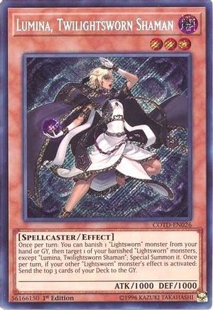 Lumina, Twilightsworn Shaman (COTD-EN026) - Code of the Duelist Unlimited Code of the Duelist Yugioh Single  Squirtle Squad Card Shop.