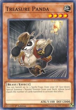 Treasure Panda (COTD-EN032) - Code of the Duelist 1st Edition Code of the Duelist Yugioh Single  Squirtle Squad Card Shop.