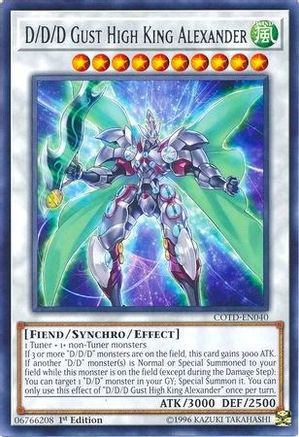 D/D/D Gust High King Alexander (COTD-EN040) - Code of the Duelist Unlimited Code of the Duelist Yugioh Single  Squirtle Squad Card Shop.