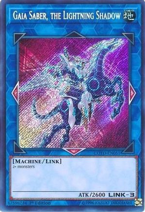 Gaia Saber, the Lightning Shadow (COTD-EN051) - Code of the Duelist Unlimited Code of the Duelist Yugioh Single  Squirtle Squad Card Shop.