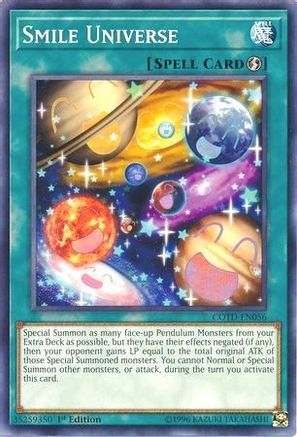 Smile Universe (COTD-EN056) - Code of the Duelist 1st Edition Code of the Duelist Yugioh Single  Squirtle Squad Card Shop.