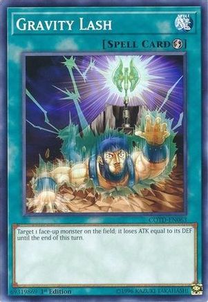 Gravity Lash (COTD-EN063) - Code of the Duelist Unlimited Code of the Duelist Yugioh Single  Squirtle Squad Card Shop.