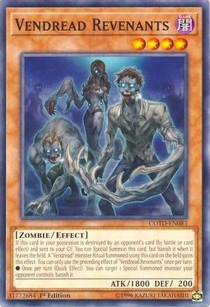 Vendread Revenants (COTD-EN083) - Code of the Duelist Unlimited Code of the Duelist Yugioh Single  Squirtle Squad Card Shop.