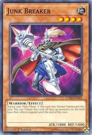 Junk Breaker (COTD-EN090) - Code of the Duelist Unlimited Code of the Duelist Yugioh Single  Squirtle Squad Card Shop.