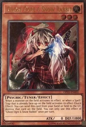 Ghost Ogre & Snow Rabbit (UTR) (OP05-EN001) - OTS Tournament Pack 5 Unlimited OTS Tournament Pack 5 Yugioh Single  Squirtle Squad Card Shop.