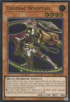 Zoodiac Whiptail (UTR) (OP05-EN002) - OTS Tournament Pack 5 Unlimited OTS Tournament Pack 5 Yugioh Single  Squirtle Squad Card Shop.
