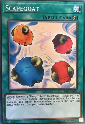Scapegoat (OP05-EN024) - OTS Tournament Pack 5 Unlimited OTS Tournament Pack 5 Yugioh Single  Squirtle Squad Card Shop.