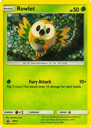 Rowlet (General Mills Promo) SM01  - Holofoil Miscellaneous Cards & Products - Promo Miscellaneous Cards & Products Pokemon Single  Squirtle Squad Card Shop.